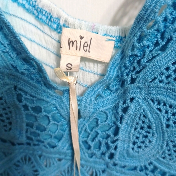La Miel Ballet Lace Tank Top - Picture 3 of 10